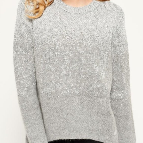 SUPERDRY Women's Gray Nyc Sparkle Knit - Picture 1 of 7